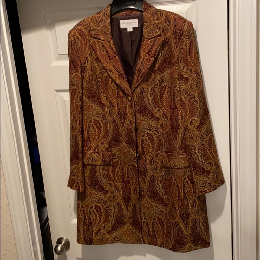 printed suit jacket